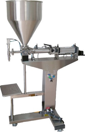 半自動立式膏體灌裝機(jī)